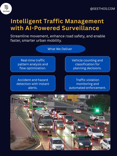 Smarter cities need smarter traffic systems. AI-powered traffic management transforms how urban roads operate by turning real-time data into immediate action. From analyzing live traffic patterns to optimizing signal flow, cities can reduce congestion before it builds up. Advanced vehicle counting and classification support better infrastructure planning, while instant accident and hazard detection helps authorities respond faster and keep roads safer. Automated traffic violation monitoring furt