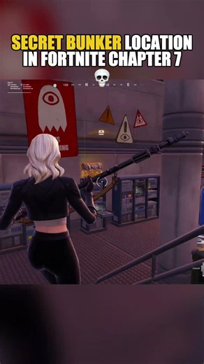 secret bunker in fortnite chapter 7 💀💀💀#fortnite #fortniteshorts #gaming #fortniteclips #shorts