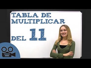 Aprender la tabla de multiplicar del 11