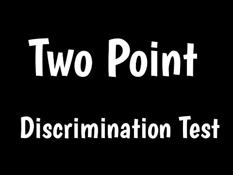 Two Point Discrimination Test | Tactile Discrimination | Tactile Localisation Test |