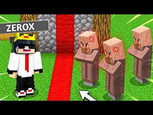 Minecraft Villagers SPLIT The Village in HALF!
