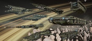 Cosmic MOBA Fractured Space Celebrates One Million Players With Zarek Centurion Ship