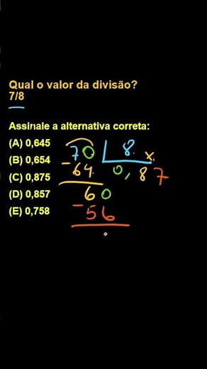 DIVISÃO: MACETE PARA ENTENDER DE VEZ