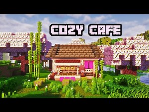 Minecraft Cherry Blossom Cafe Build Tutorial – Simple & Aesthetic Design