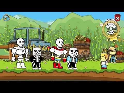 Scribblenauts Unlimited 146 Undertale Sans & Papyrus in Object Editor