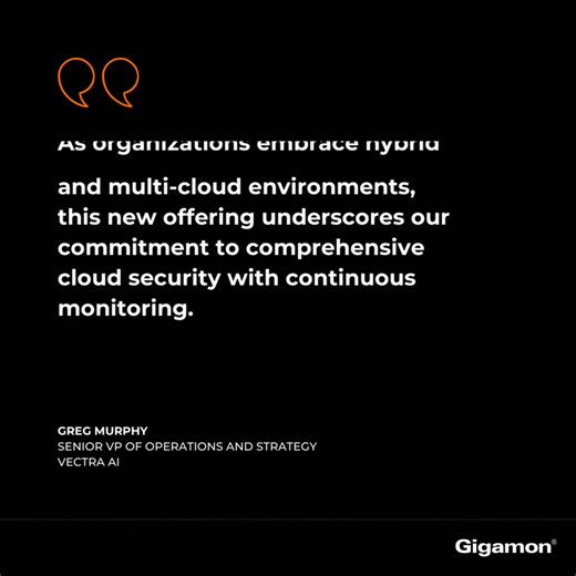 🤝 We're excited to announce our new OEM partnership with Vectra AI. This integration provides large enterprise organizations an easy-to-deploy solution with enhanced hybrid attack visibility and context to help them effectively identify and remediate security threats and performance anomalies in hybrid and multi-cloud workloads. Read more here: https://ow.ly/ZExj50QFCOK #HybridCloud #CloudSecurity | Gigamon