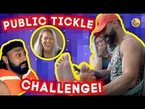Embarrassing Tickle Challenge In public!! And Bioluminescent waters!