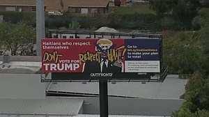 ‘Respect Haiti!': Ads across Little Haiti call for Haitians to vote against Trump