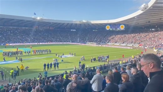 38K views · 754 reactions | Flower of Scotland rings out at Hampden before tonight's match against Finland. It's the final send-off for Steve Clarke's Scotland side before they face Germany in the opening match of Euro 2024. | The Herald | Facebook