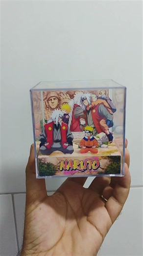 Cubo Diorama Naruto & Jiraiya ( exclusivo ) disponível para encomenda