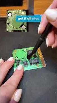 Battery replacement in #Gameboy advance, #pokemon crystal version 🕹️🪫