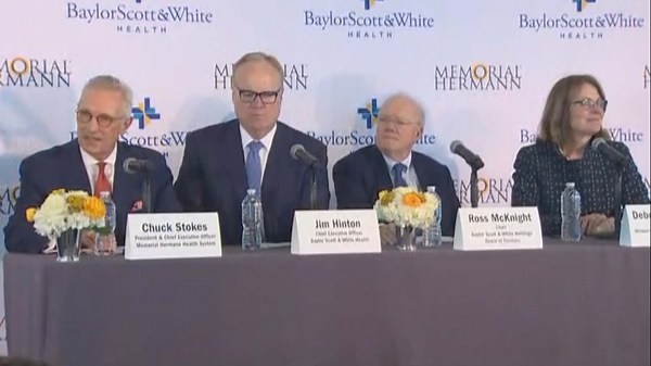Memorial Hermann, Baylor Scott & White will merge to form massive Texas health system