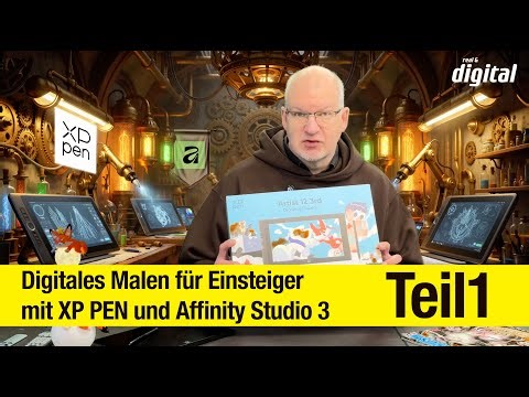 Learn digital painting with Affinity Studio and XP Pen - For beginners - Part 1