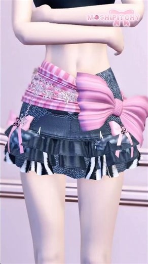 🎀mini denim skirt hack tutorial in dress to impress #dresstoimpress #roblox