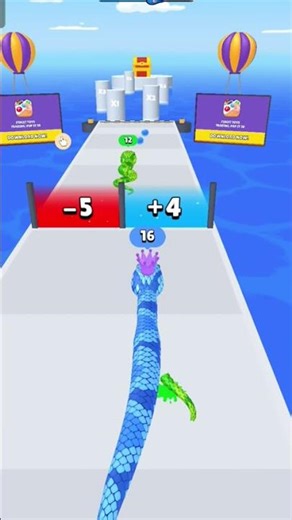 Snake Run 3D 😅Mini Snake Full Run #shorts