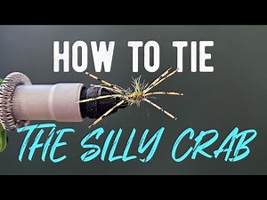 How to tie an easy Crab Fly For Sea Bass | The Silly Crab | Fly Fishing For Sea Bass