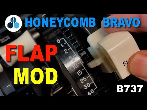 Honeycomb Bravo B737 Flap Mod