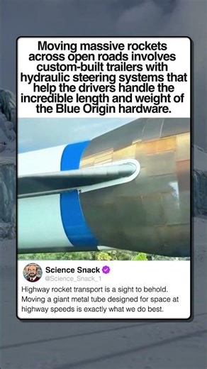 MOVING A 90-TON ROCKET ON HIGHWAY