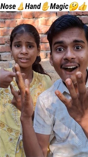 Delhi Se Manali Impossible nose hand challenge magic #shorts #music #dance #trending