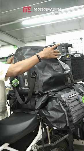 Rockbros Saddle bags and Tail bag | Rockbros Complete Luggage setup for motorcycle