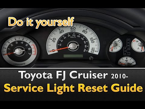 Toyota FJ Cruiser Service / Oil light reset