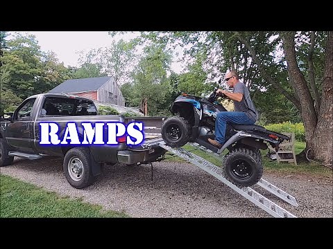 🚩🚩REESE EXPLORE 94-in Arched Aluminum Loading Ramp | Kawasaki Brute Force 300 ATV