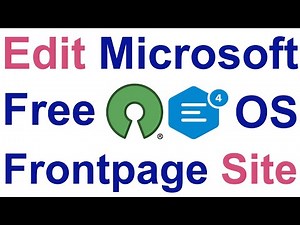 How to Edit a Website Built with Microsoft Frontpage using CK Editor
