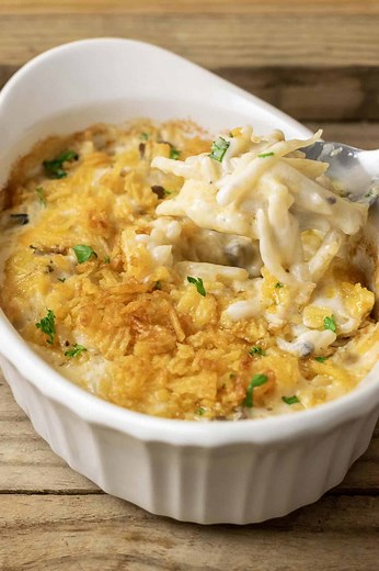 Cheesy Hashbrown Casserole (30 minutes) Small Batch • Zona Cooks