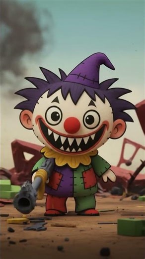 🎭 Chompy’s Battlefield Surprise! #animation #chompy #youtubeshorts