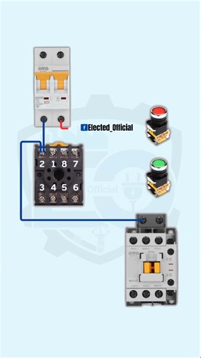 77K views · 945 reactions | Motor Connection Wiring Diagram With relay #electricaltips #electrician #education #ElectronicsEngineering #CircuitDiagram #electricalwork #fblifestyle #industrial #ElectedOfficial | 퐄퐥퐞퐜퐭퐞퐝 퐎퐟퐟퐢퐜퐢퐚퐥 | Facebook