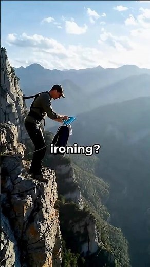 Extreme Ironing: The Craziest Sport You’ve Never Heard Of! #WeirdSports #WTFWonders1"