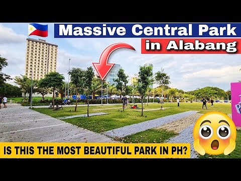 Massive Central Park in Alabang Muntinlupa Now Open to the Public! | City Explorer Plus 🇵🇭