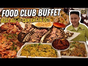 [4K] FOOD CLUB BUFFET at FISHER MALL QUEZON CITY | Best All-You-Can-Eat Experience in QC!
