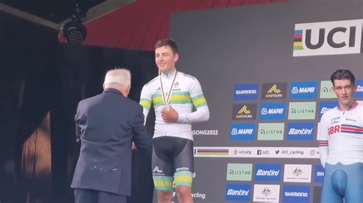2nd for 🇦🇺 Hamish McKenzie in the Junior Men's ITT as he announces himself on the world scene! #Wollongong2022 #sbscycling #couchpeloton | SBS Sport