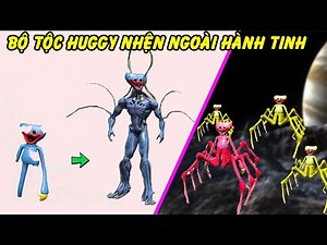 GTA 5 - Bộ tộc Huggy chân nhện - Búp bê Wuggy lột xác thành quái vật ngoài hành tinh | GHTG