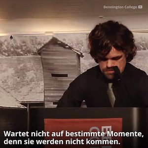 "Zeig es! Mach es! Die Welt gehört dir!“ 'Game of Thrones'-Star Peter Dinklage mit einer der besten Reden aller Zeiten. | RTL Aktuell