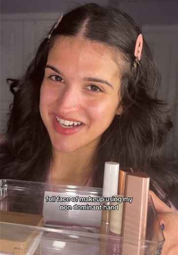 this is a lot harder than it looks😭 @BenefitCosmeticsCA @Anastasia Beverly Hills @Charlotte Tilbury @LYS Beauty UK @MERIT Beauty @Kosas @Haus Labs @rhode skin @Summer Fridays #grwmmakeup #makeupchallenge #makeup #beauty