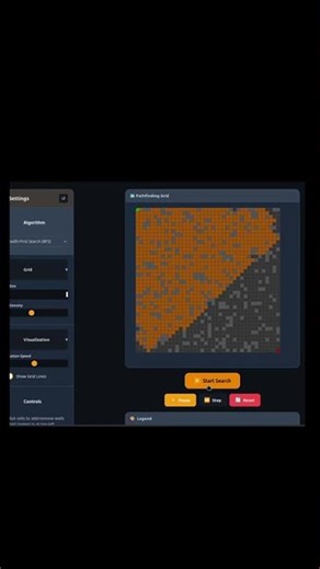 Simple BFS (Breadth First Search) Visualization [JavaScript]