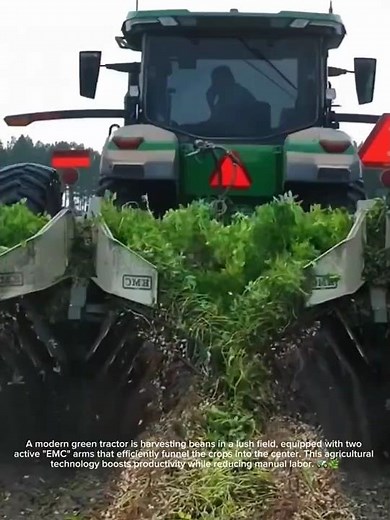 EMC Bean Harvester – The Smart Solution for Efficient Farming #heavymachinery #farm #agriculture