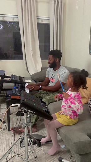 Vibes on vibes with my silly little genius 🥰 #WilsonWorld #WilsonFamily #fatherdaughter #Groovy #goodvibes