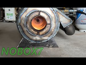 Blower powered waste oil burner