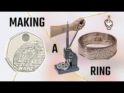 Turning a Death Star II Coin Into a Stunning Custom Star Wars Coin Ring