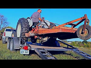 Brush Hogging with a Ford 801 Powermaster