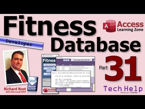 Microsoft Access Fitness Database Part 31: Copy Fields Between Tables VBA, Returning New Record ID