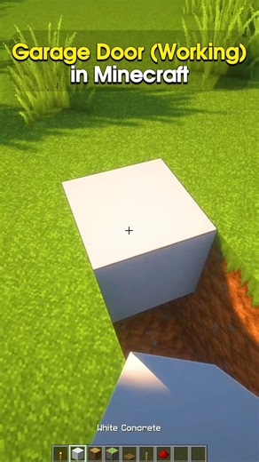 Minecraft Working Garage Door 🔥