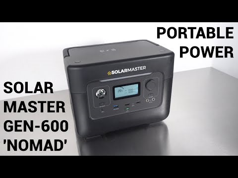 Solar Master GEN-600 'Nomad' Portable Power Station: Reliable Power, Anywhere