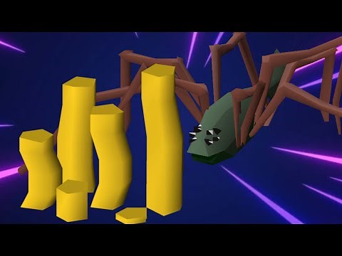 OSRS Killing Spidines as your Job