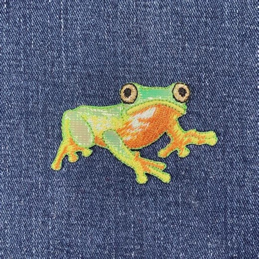 Embroidered Tree Frog Patch – Shiny Amphibian Iron on – Exotic Pet Lover Gift - Etsy