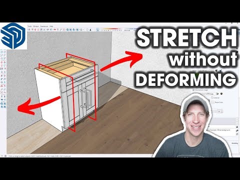 The BEST Way to Stretch Objects in SketchUp?