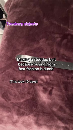 DIY Studded Belt: Crafting an Alternative Fashion Statement